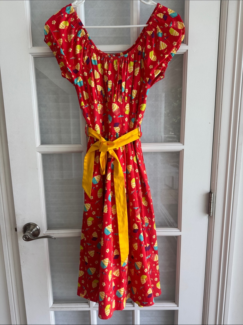 Disney Parks Pineapple Swirl Dole Whip Dress from The Dress Shop Women's Small